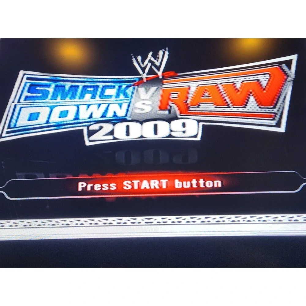 WWE Smackdown vs Raw 2009 PS2 PlayStation 2 Game